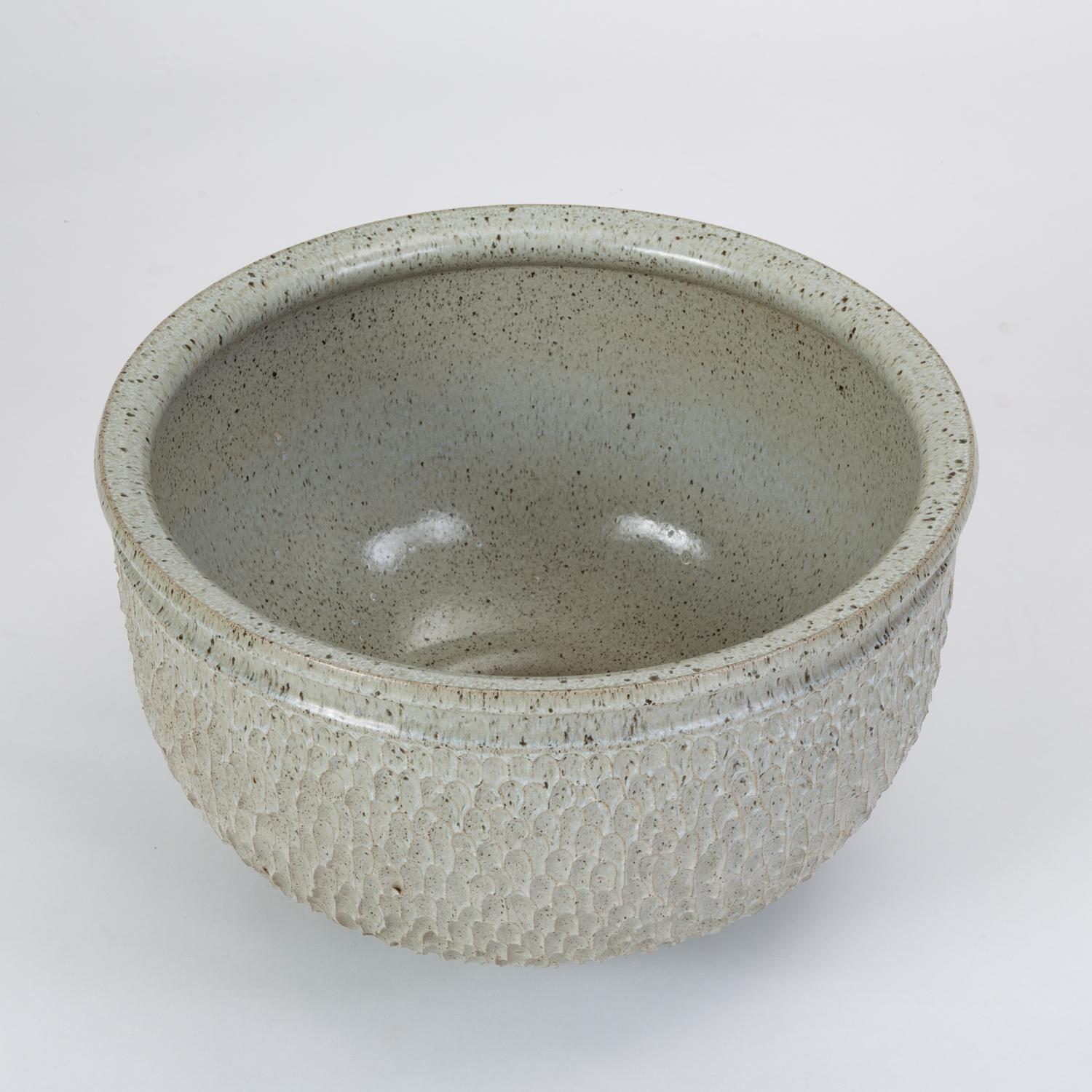 Earthgender ‘Pebble’ Textured Bowl Planter by David Cressey and Robert Maxwell In Good Condition In Los Angeles, CA