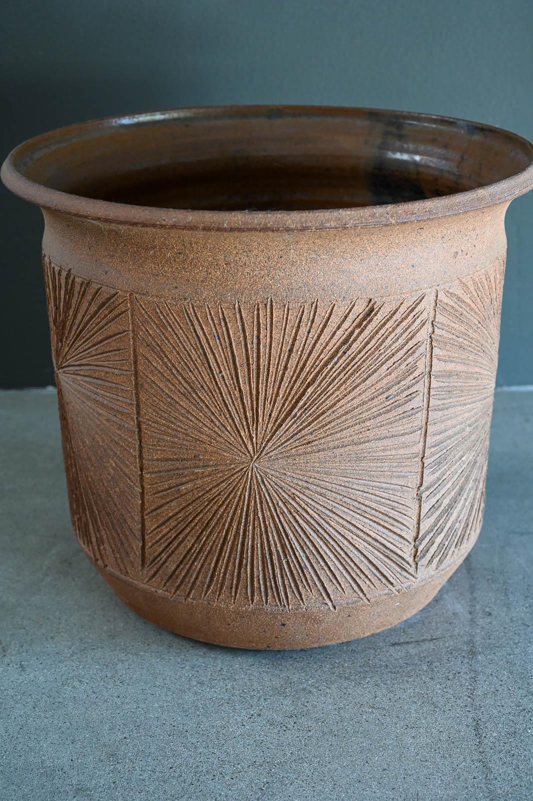Late 20th Century Earthgender Sunburst Planter by David Cressey and Robert Maxwell