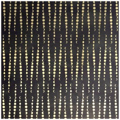 Earthlight Metallic Type II Wallpaper in Eclipse 'Black and Gold'