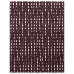 Earthlight Moon Woven Commercial Grade Fabric in Astra:: Grau und Burgundy