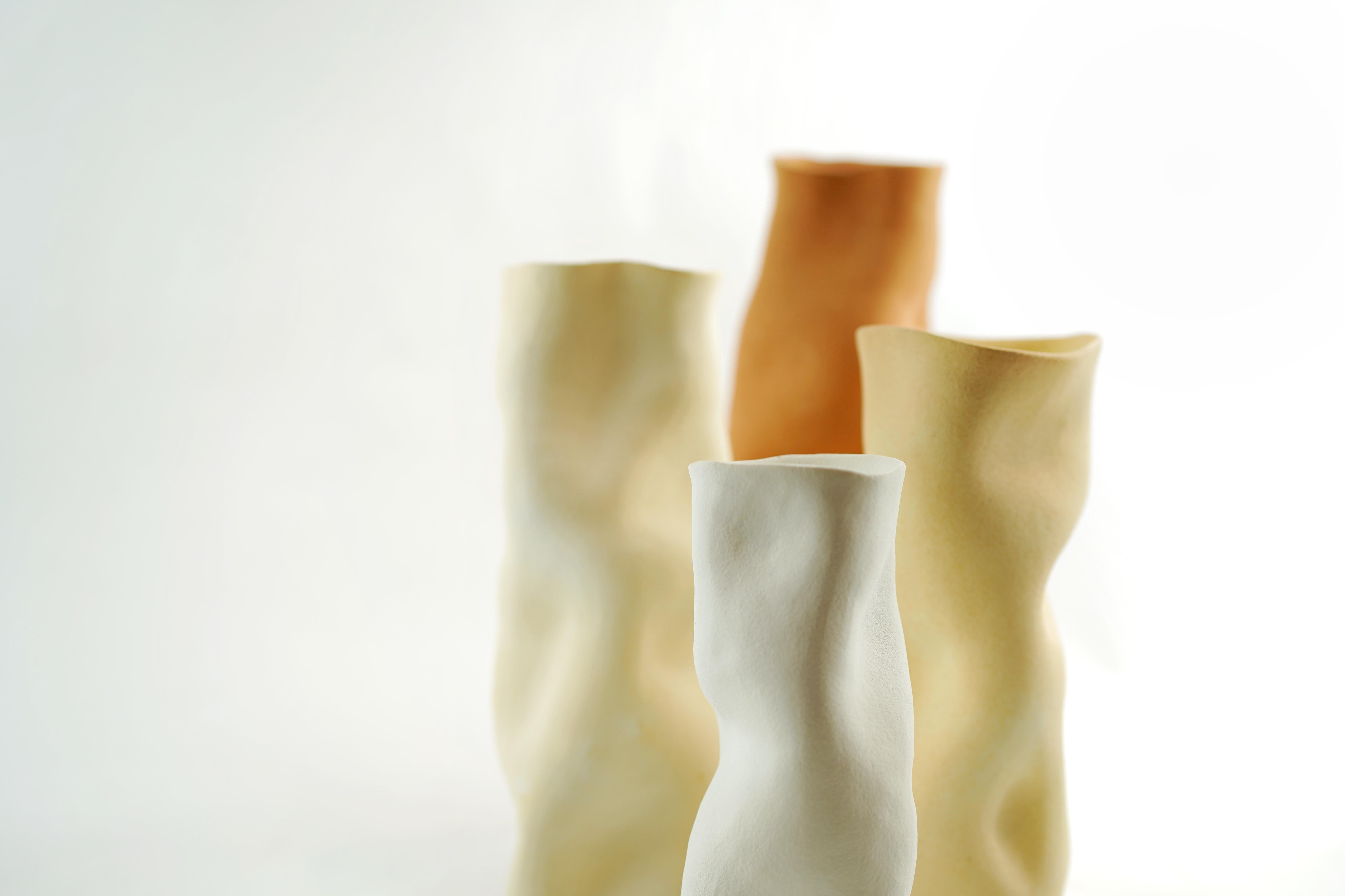 Asian Earthly Body Organic Vase, Available in 4 Colours For Sale