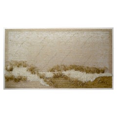 Earthy Colored Framed Wall Tapestry by Riitta-Maija Oksanen, Finland, 1970s