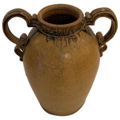 Earthy Handcrafted Pottery Urn or Vessel