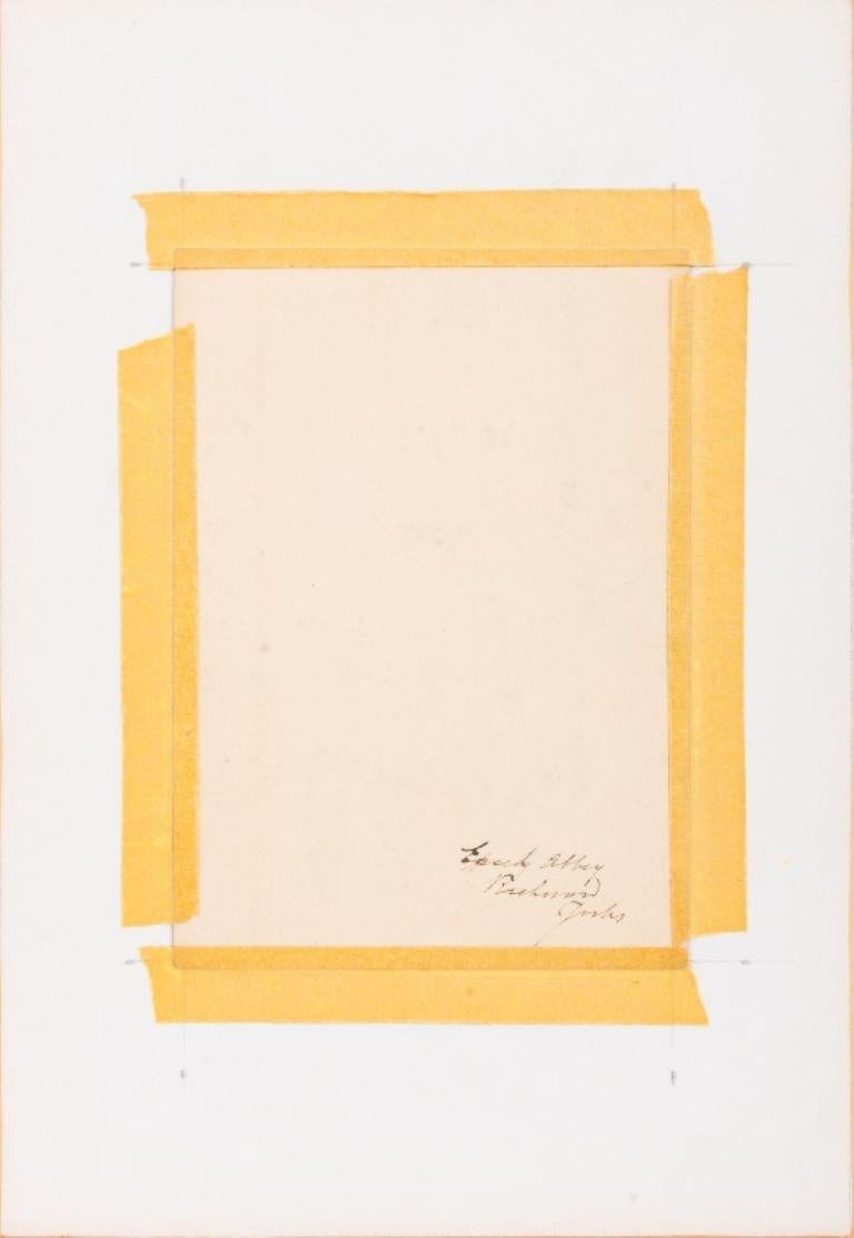 „Easby Abbey“ Aquarell auf Papier, frühes 20. Jahrhundert. im Angebot 2