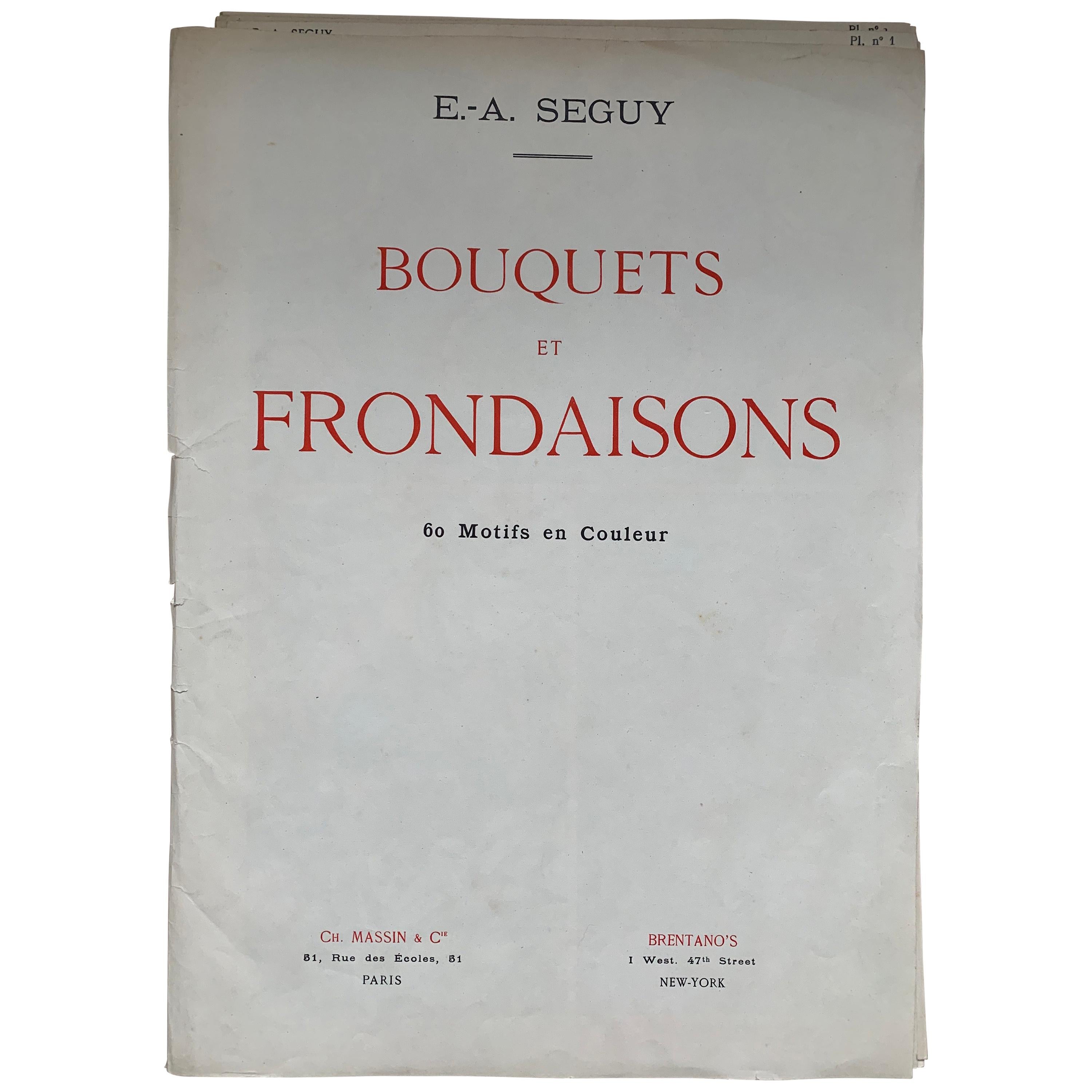 E.A.Seguy Bouquets et Frondaisons Pochoirs For Sale