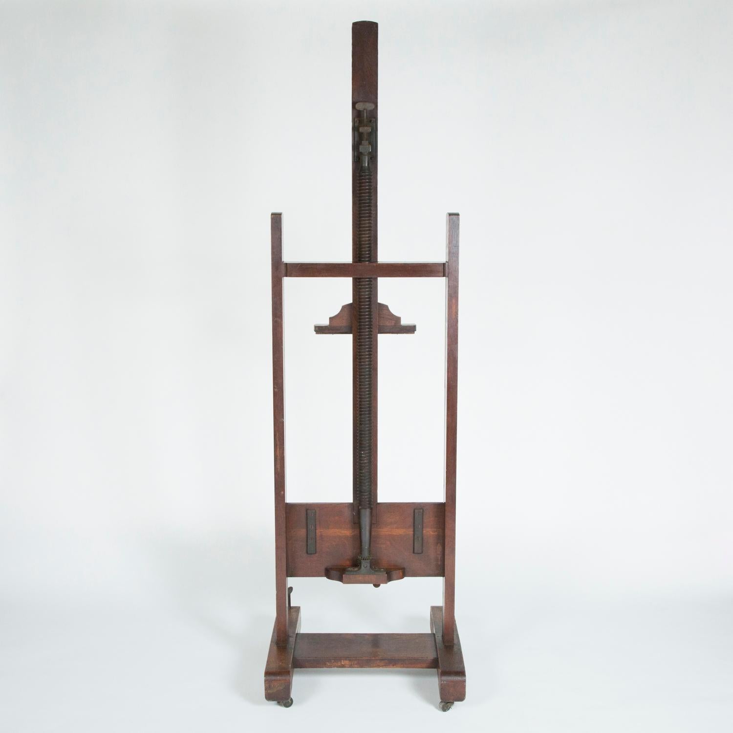 English Easel by Roberson & Co. of Long Acre, London, circa 1890