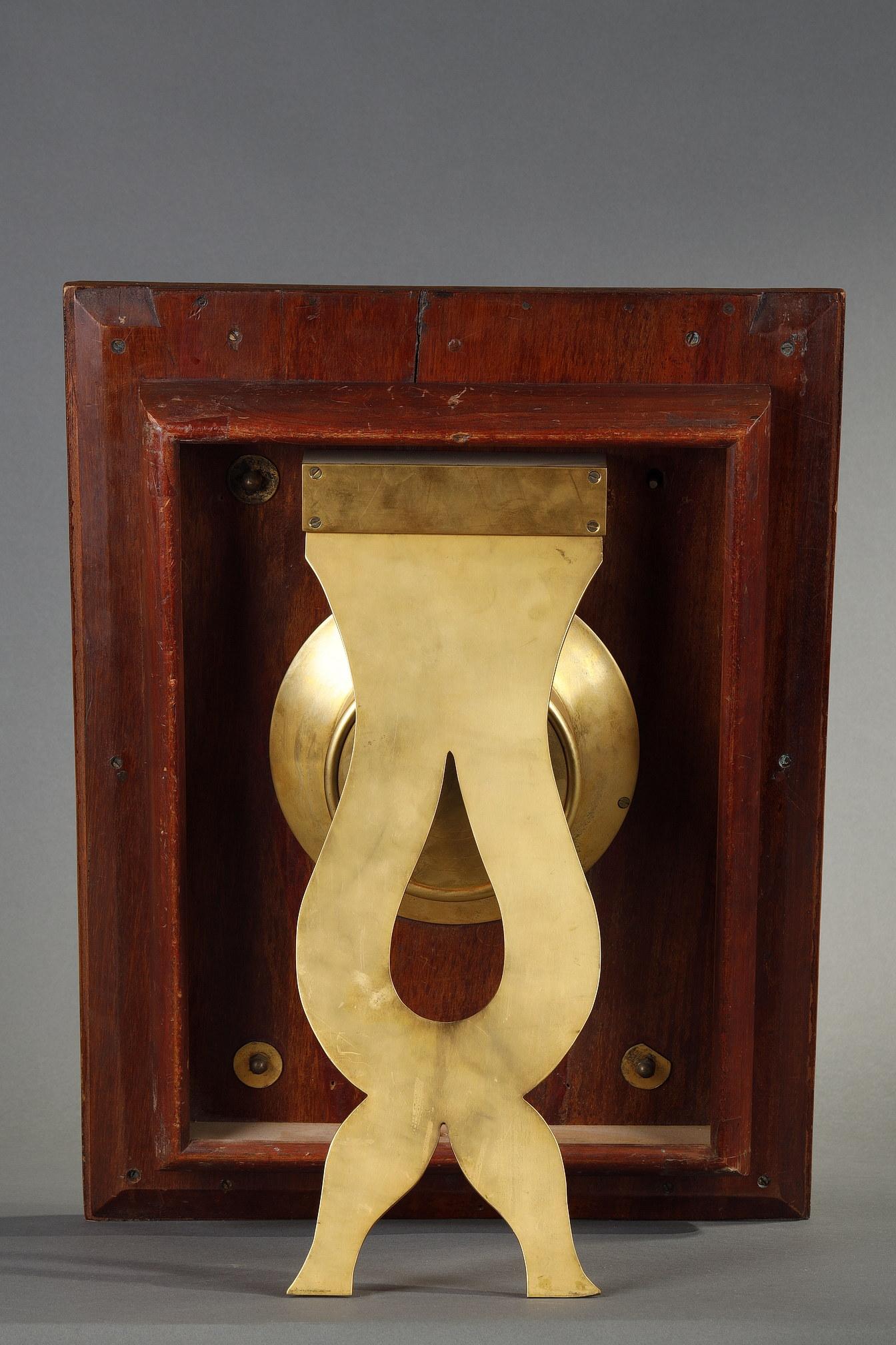 Metal Easel Clock, Signed Elkington & Co, England, Circa 1890 For Sale