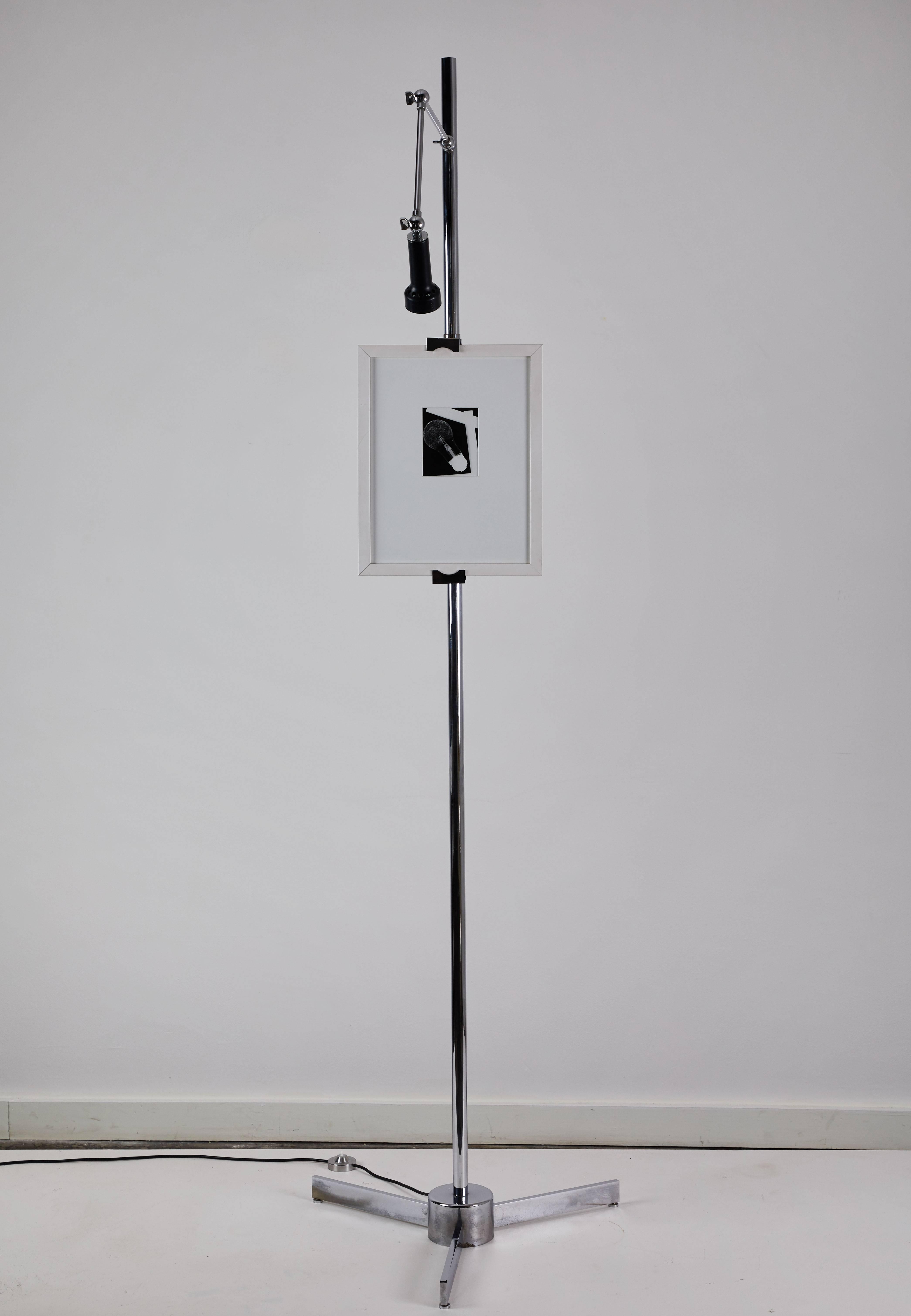 Mid-20th Century Easel Floor Lamp by Angelo Lelli for Arredoluce