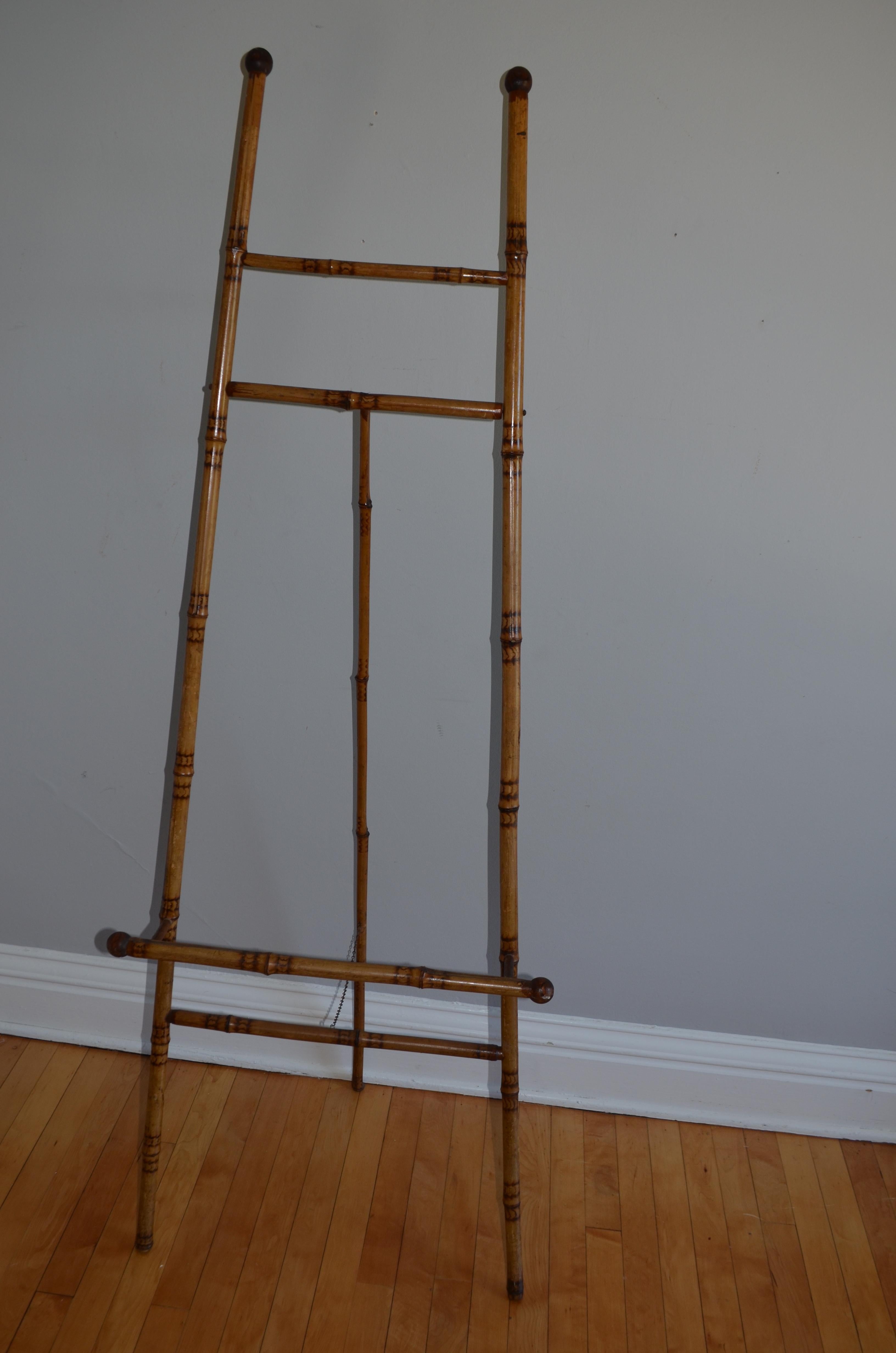 Easel of Bamboo from France, Late 19th Century 5