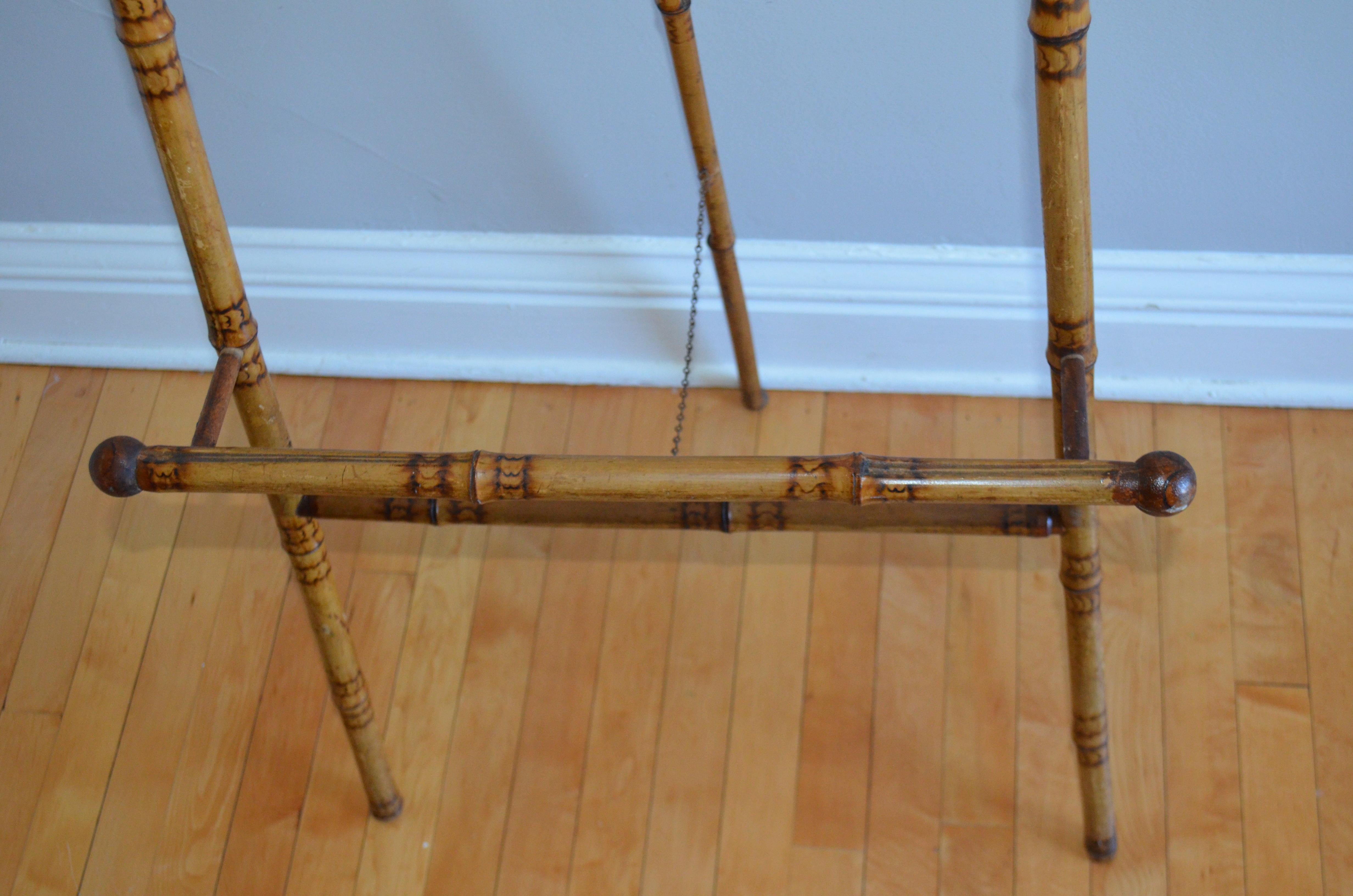 Easel of Bamboo from France, Late 19th Century 1
