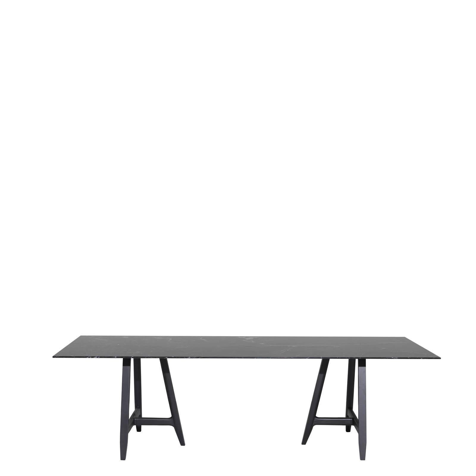 „“Easel“-Tisch mit weißer Carrara-Marmorplatte, entworfen von L. und R. Palomba für Driade im Angebot 4