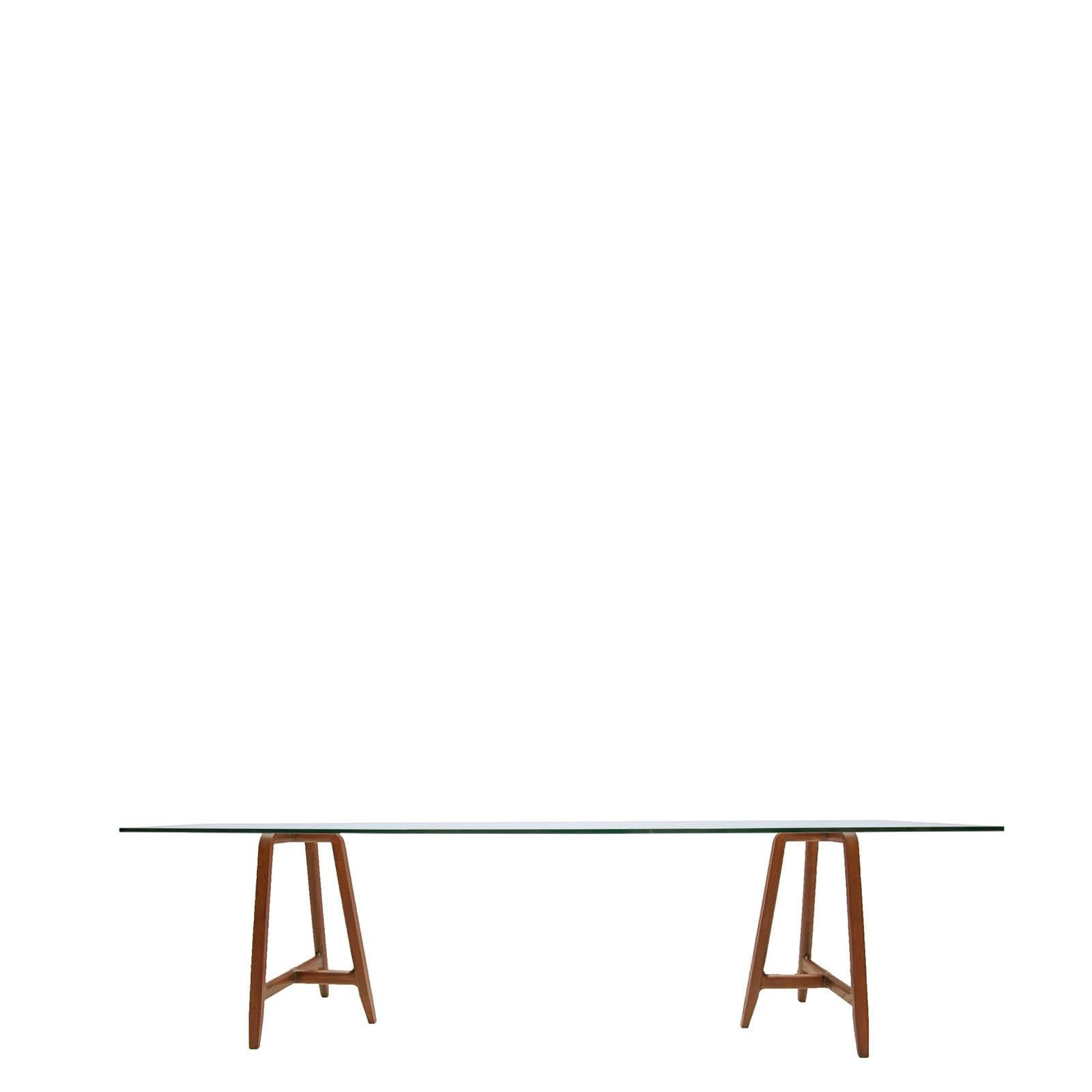 „“Easel“-Tisch mit weißer Carrara-Marmorplatte, entworfen von L. und R. Palomba für Driade im Angebot 5