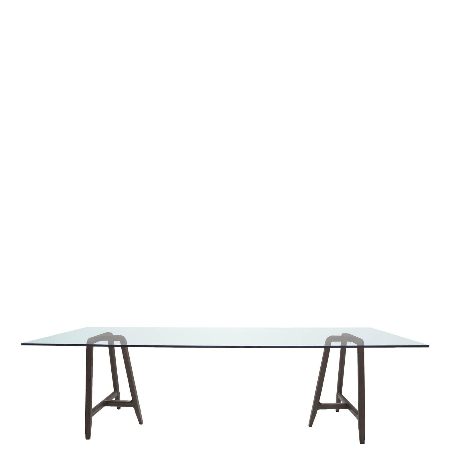 Tisch „Easel“ mit weißer Carrara-Marmorplatte entworfen von L. und R. Palomba für Driade im Angebot 6