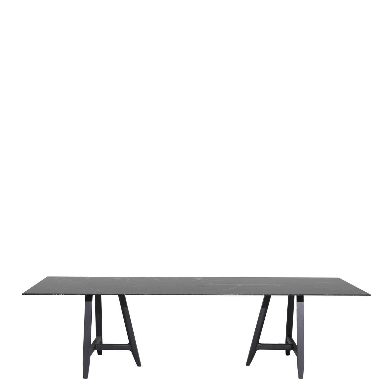 Tisch „Easel“ mit weißer Carrara-Marmorplatte entworfen von L. und R. Palomba für Driade im Angebot 9