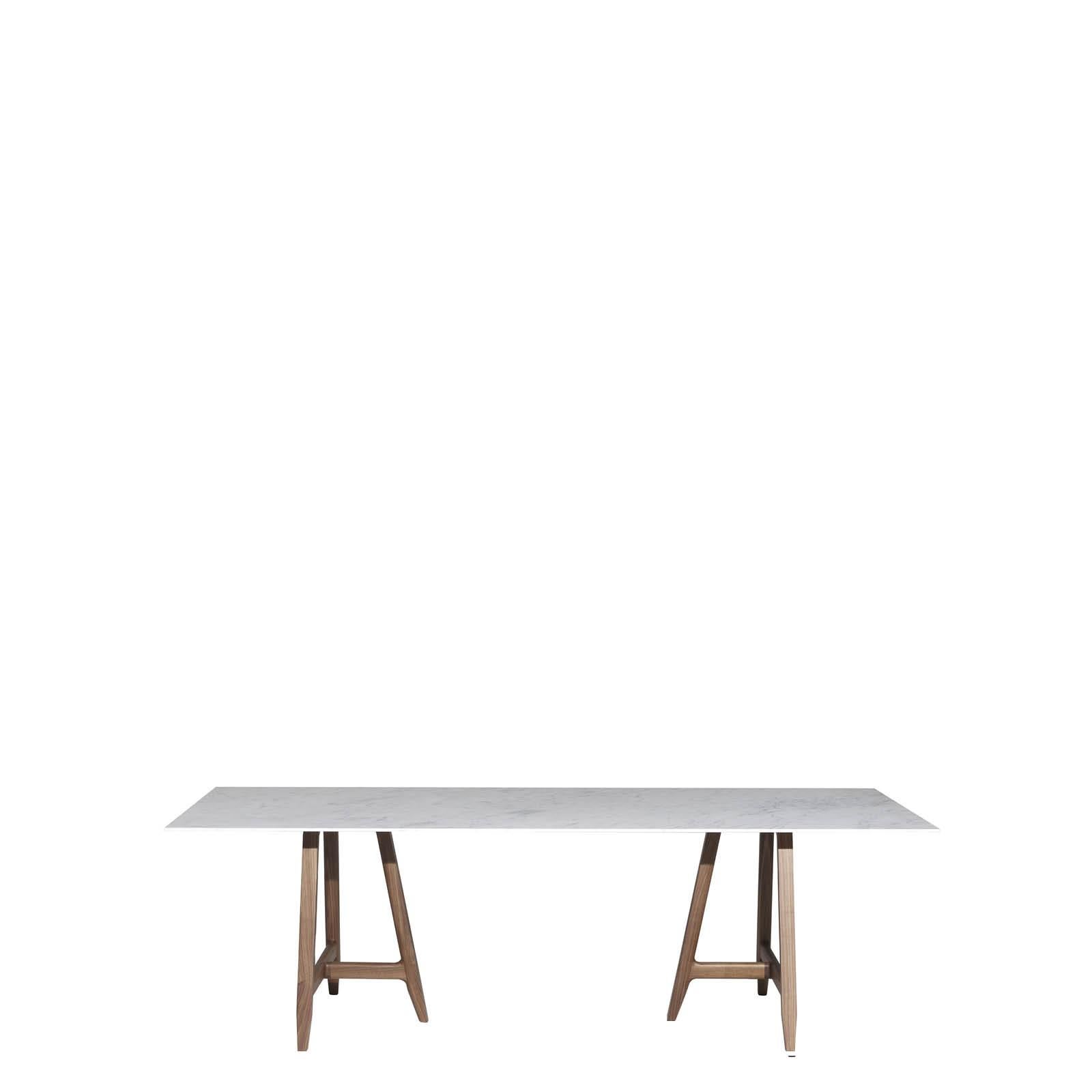 „“Easel“-Tisch mit weißer Carrara-Marmorplatte, entworfen von L. und R. Palomba für Driade im Angebot 13