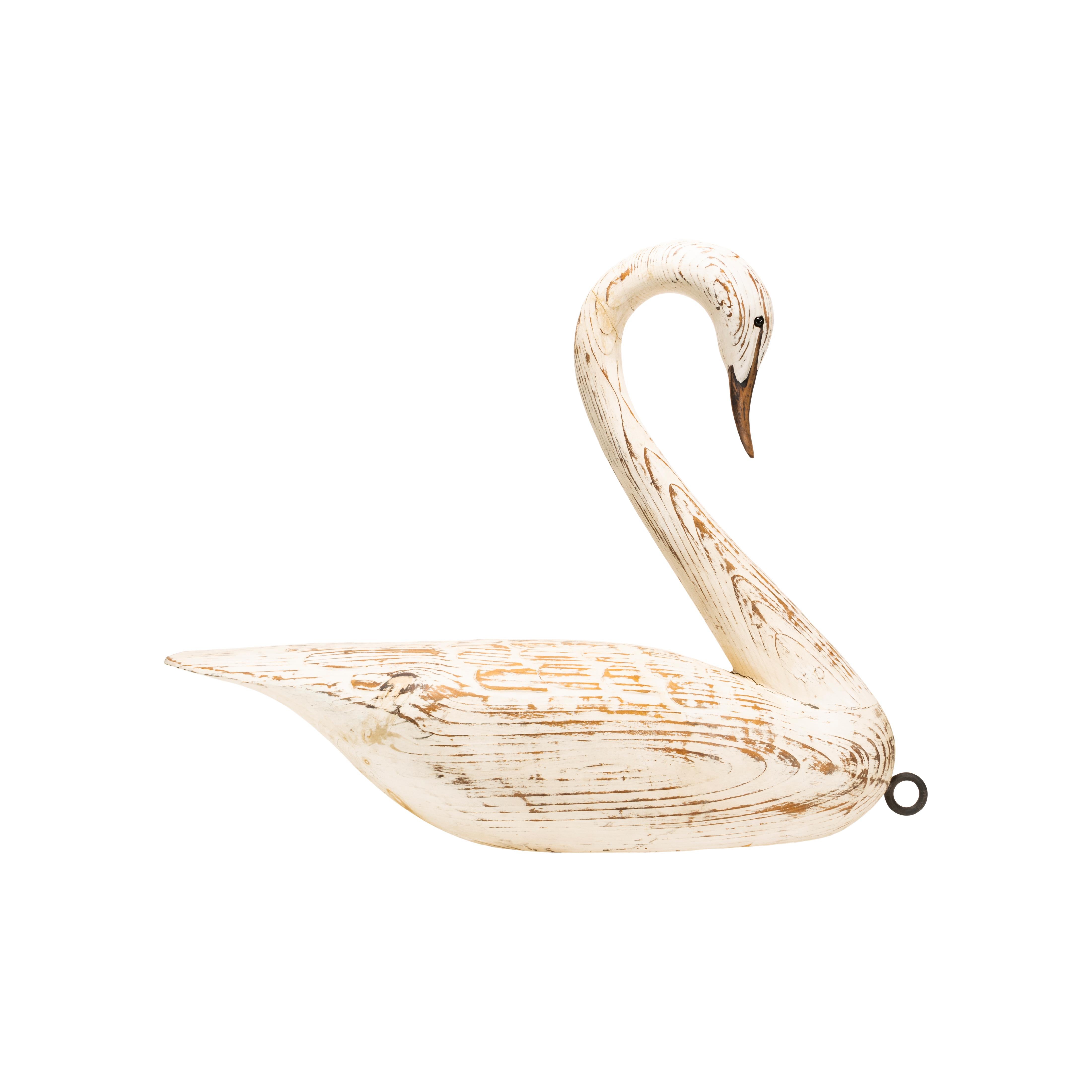 Señuelo para cisne de la Costa Este Tallado a mano en venta