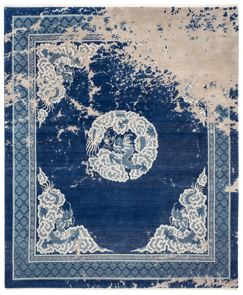 The East collection of hand knotted wool and silk rugs by Jan Kath combine a true base optic of the oriental motive, splashed with abstract apparitions of silk in the signature manner of which the designer has become renown.


 