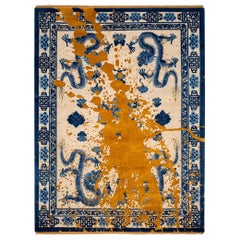 21st Century East Collection Wool and Silk Hand Knotted Rugs by Jan Kath