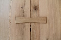 East End White Oak Trestle Table