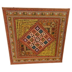 East Indian Batik Tapestry 42" x 42"