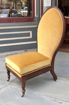 East Indies Regency Rosewood Raj Chair, 19th Century