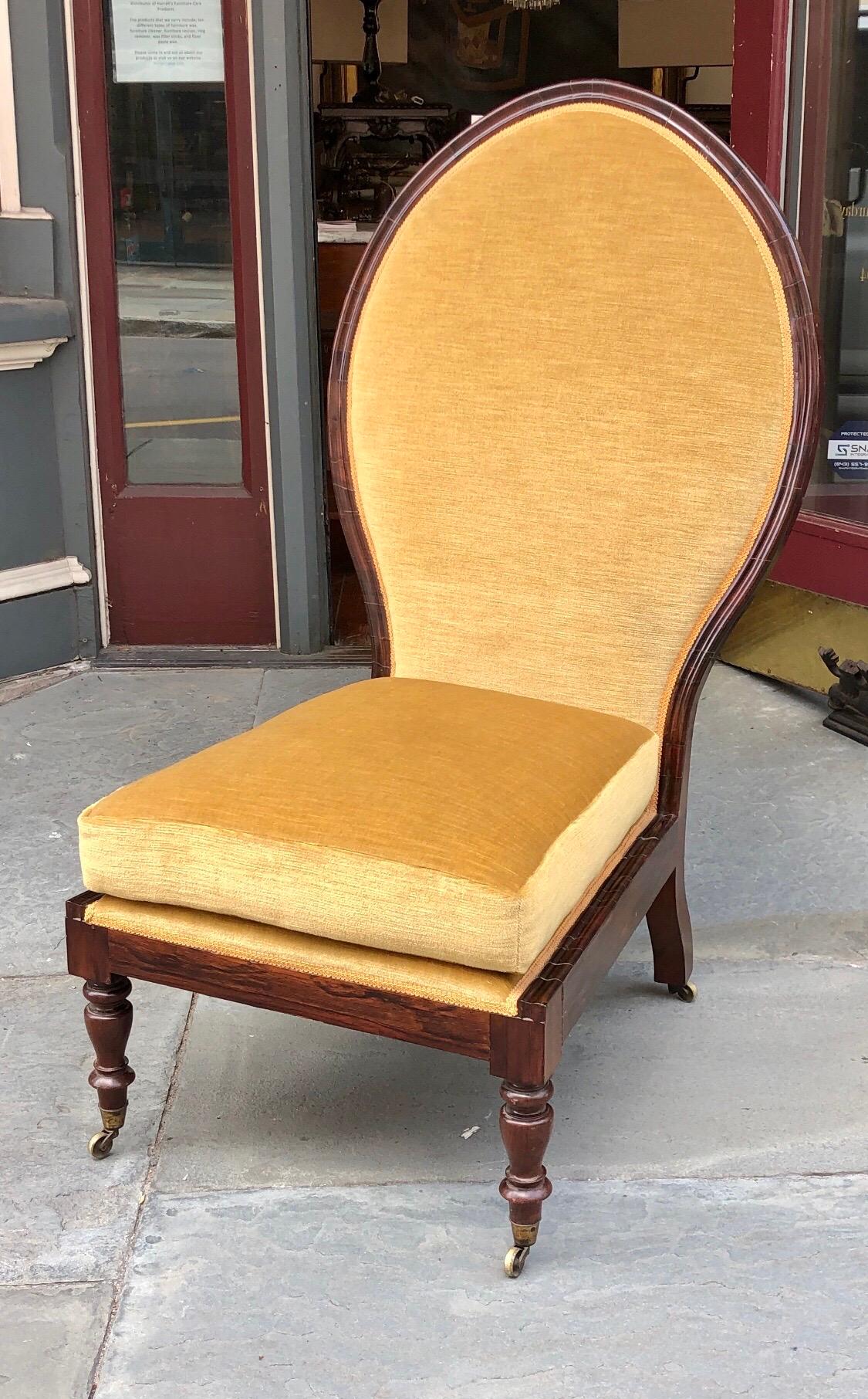 East Indies Regency Rosewood Raj Chair, 19th Century 3