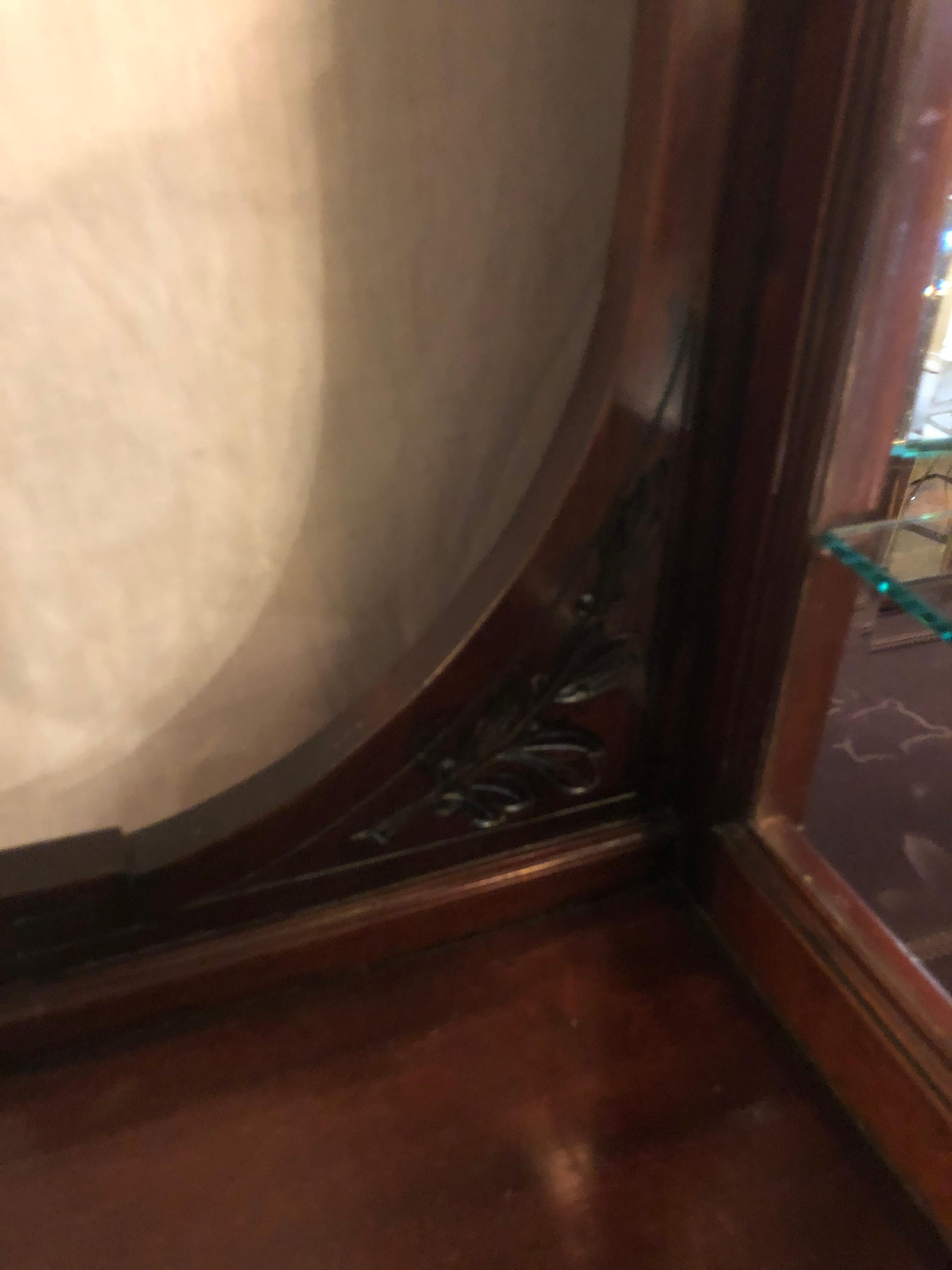 East Lake Victorian 19th Century Vitrine or Curio Cabinet / Bookcase 2