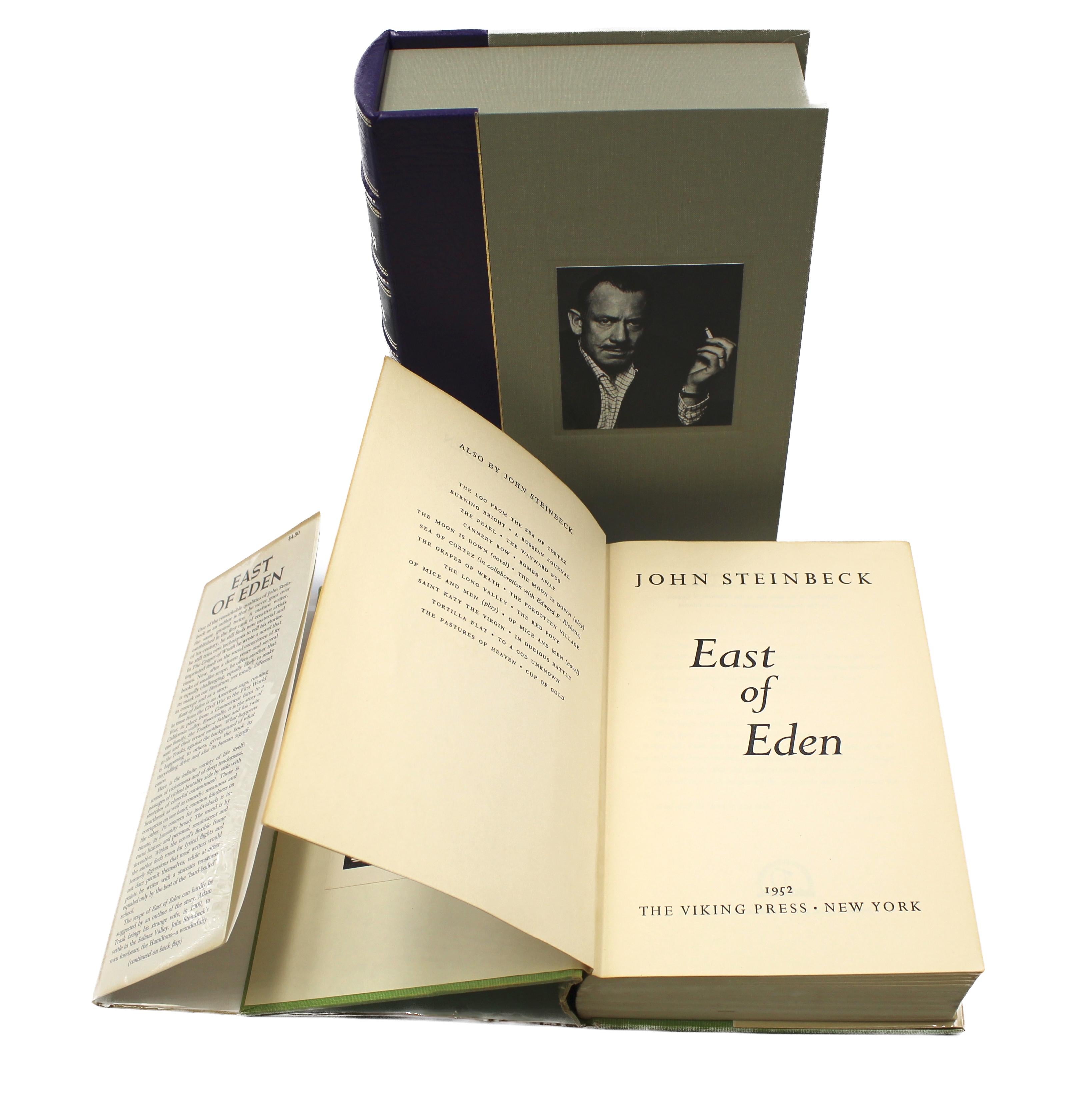 Gilt East of Eden by John Steinbeck, First Trade Edition, in Original DJ, 1952 For Sale