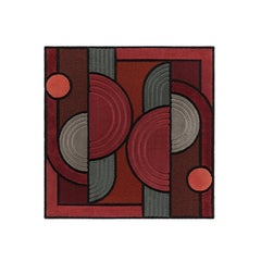 Alfombra Este del Sol, Geométrica de Lana Cuadrada Óxido, Lara Bohinc para Kasthall