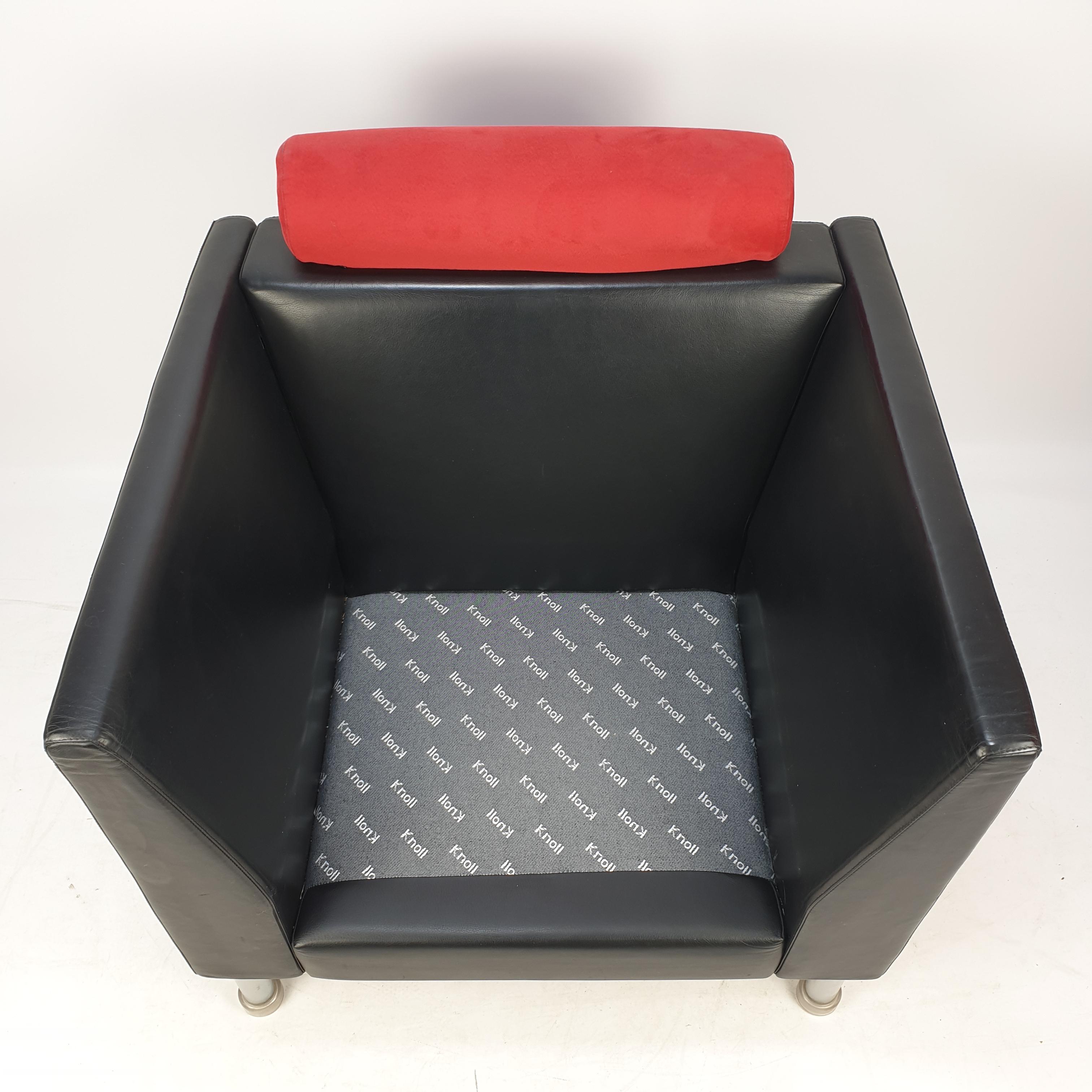 East Side Lounge Chair by Ettore Sottsass for Knoll, Italy, 1980's For Sale 2