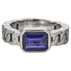 East to West Iolite Ring by Chanel