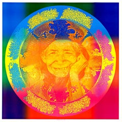 Original Mushroom Lady - Totem West Psychedelic 1967 vintage poster