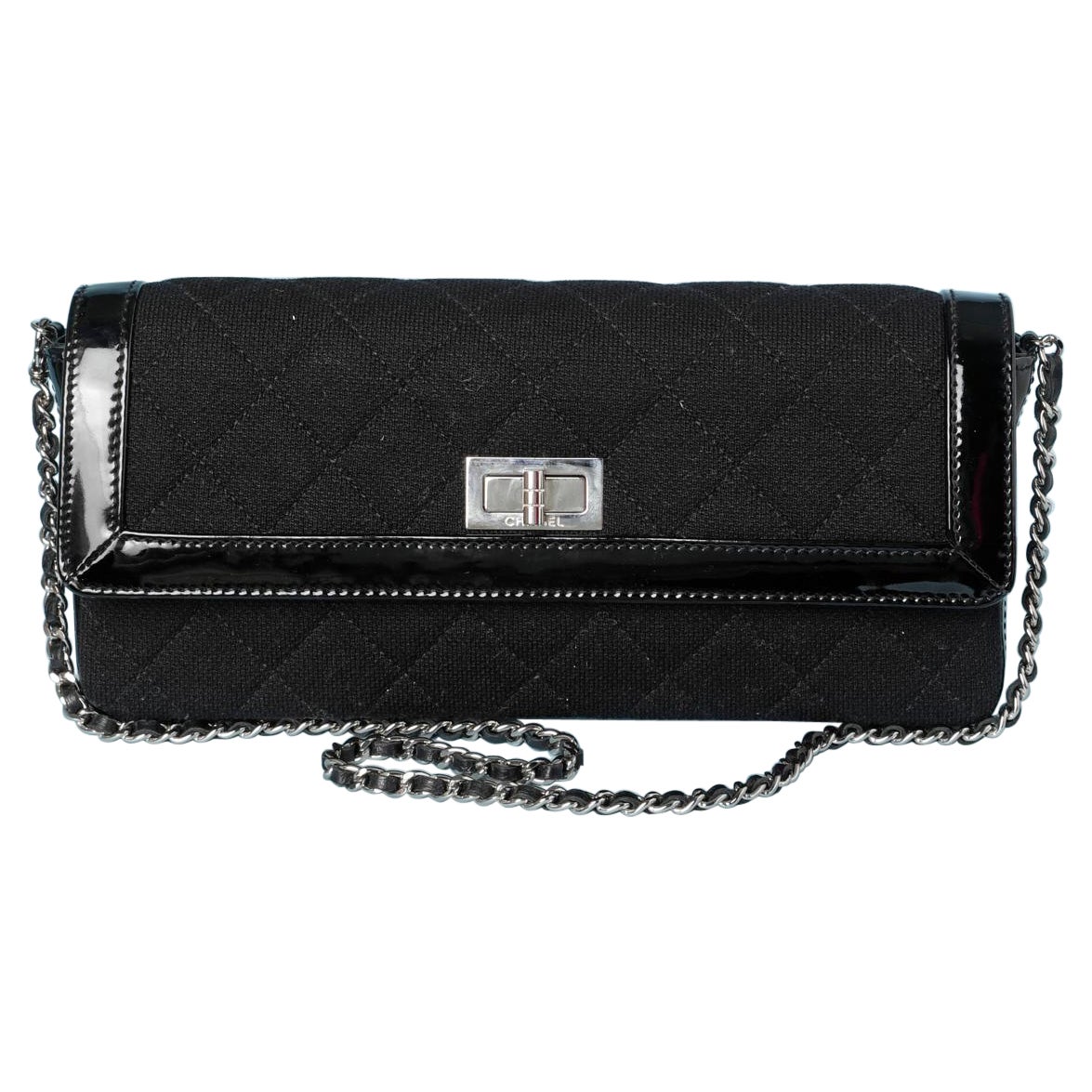 "Este Oeste" de jersey negro y charol negro Chanel ( numerado) en venta