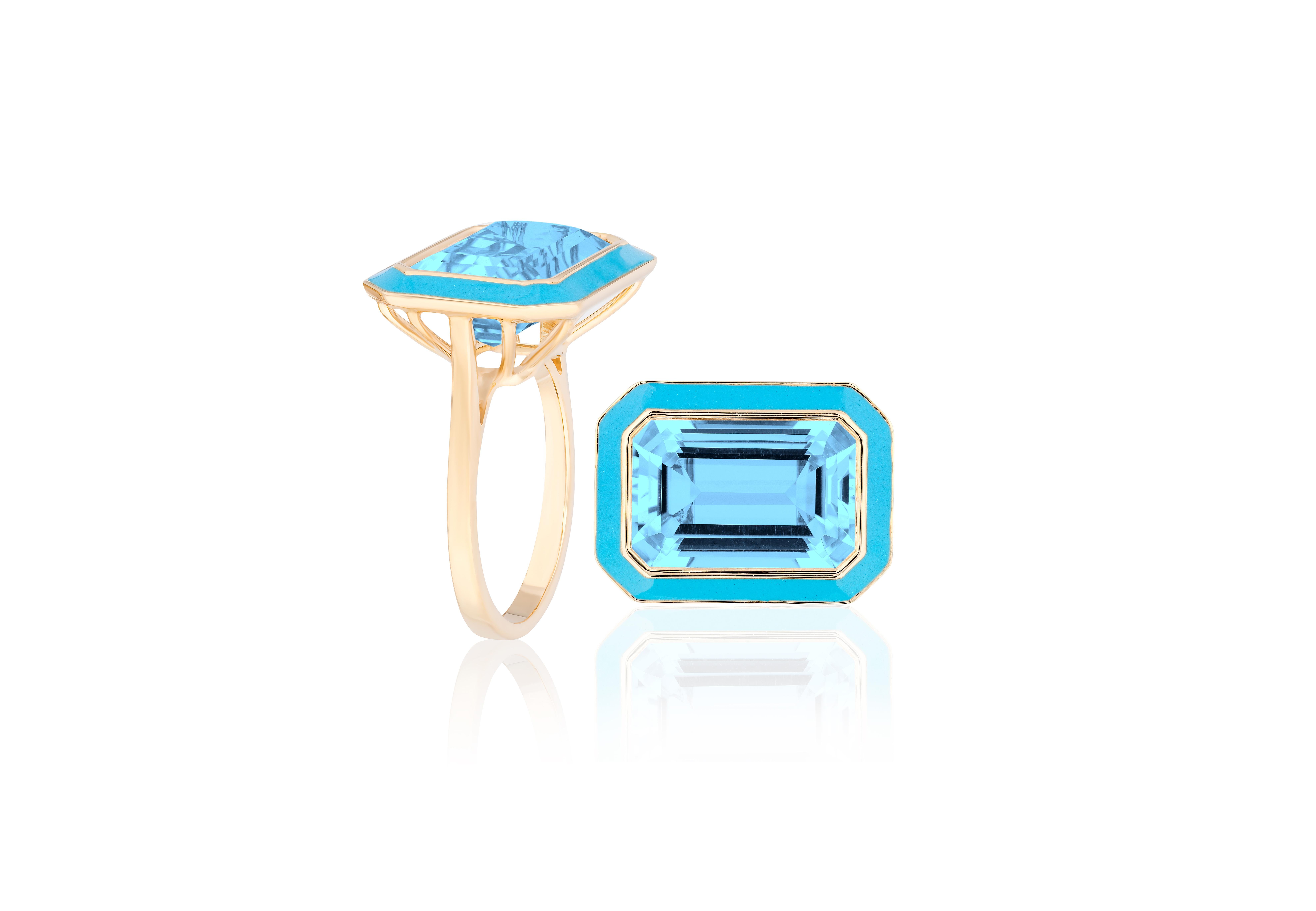 turquoise topaz ring
