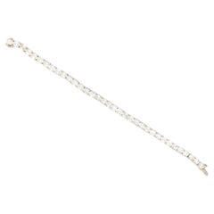 East West Oval Cut Diamond Tennis Bracelet