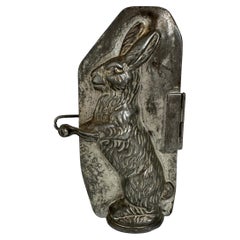 Easter Bunny Rabbit Chocolate Mold Antique 1900s, Anton Reiche, Dresden, Germany