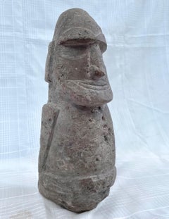 Easter Island Moai Monolithic Head Statue, Small Version