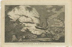 Easter Island's Enigmatic Legacy: Moai Statues Engraved and Published in 1794
