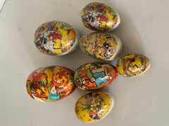 Ostern Westdeutschland Pappmaché-Eier