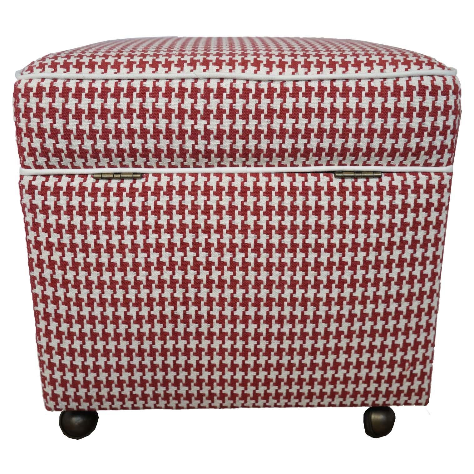 Fabric Eastern Accents Storage Ottoman For Sale
