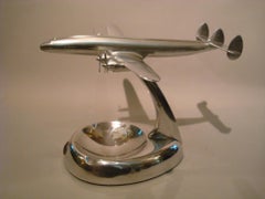 Eastern Air Lines Constellation Airplane Desk Model Ashtray, 1950s