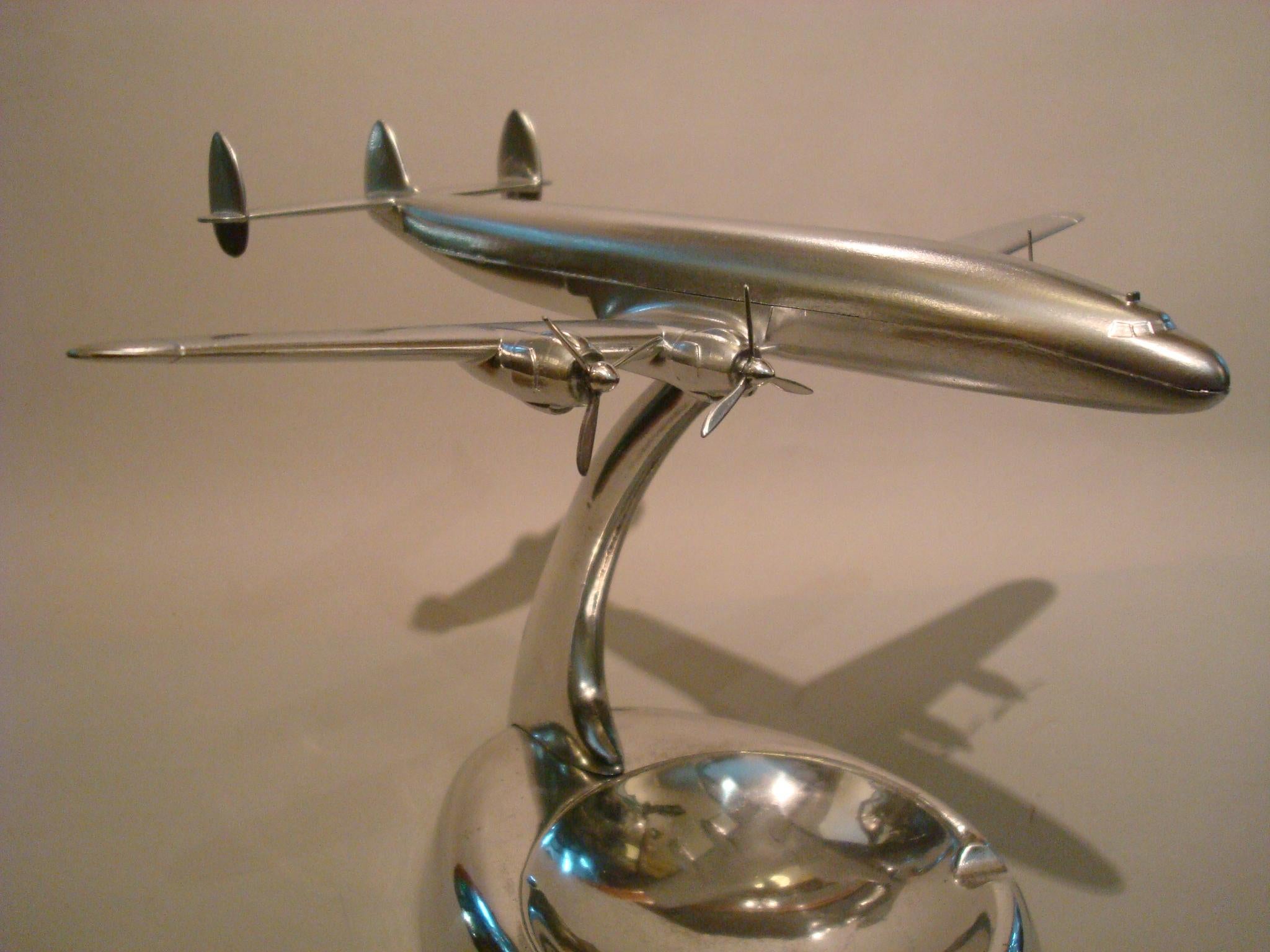 vintage airplane ashtray
