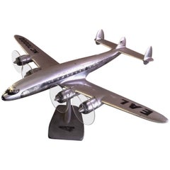 Retro Eastern Airlines Super Constellation Aluminium Model Airplane