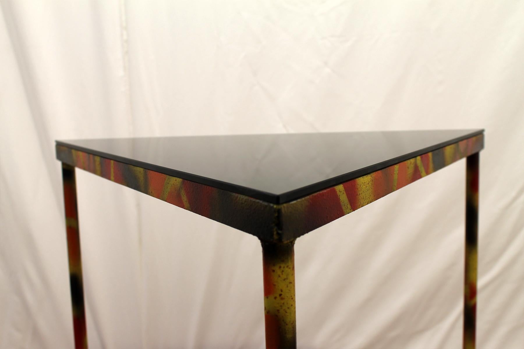 Eastern Bloc Industrial Side Table, 1970s, Czechoslovakia In Good Condition For Sale In Prague 8, CZ