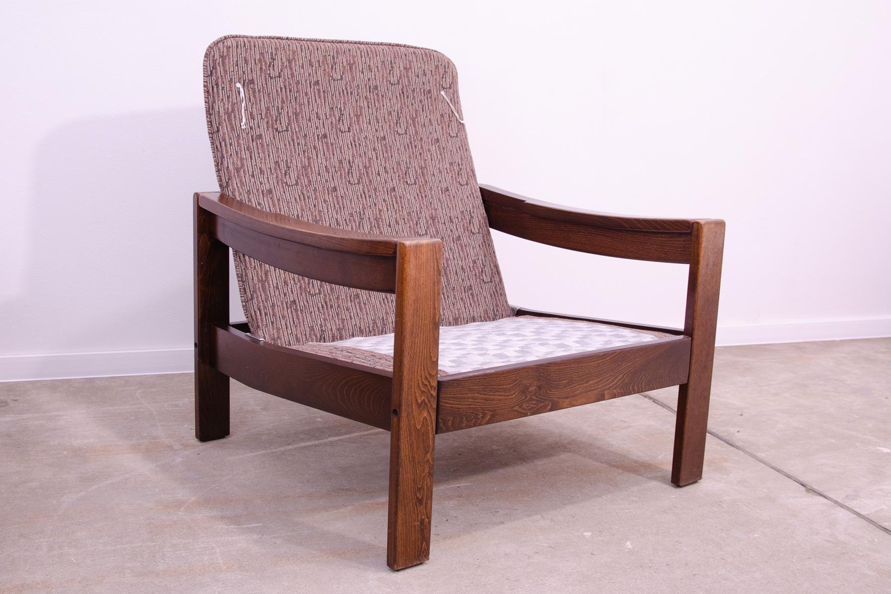 Eastern bloc Vintage armchairs, 1980´s, Czechoslovakia For Sale 8