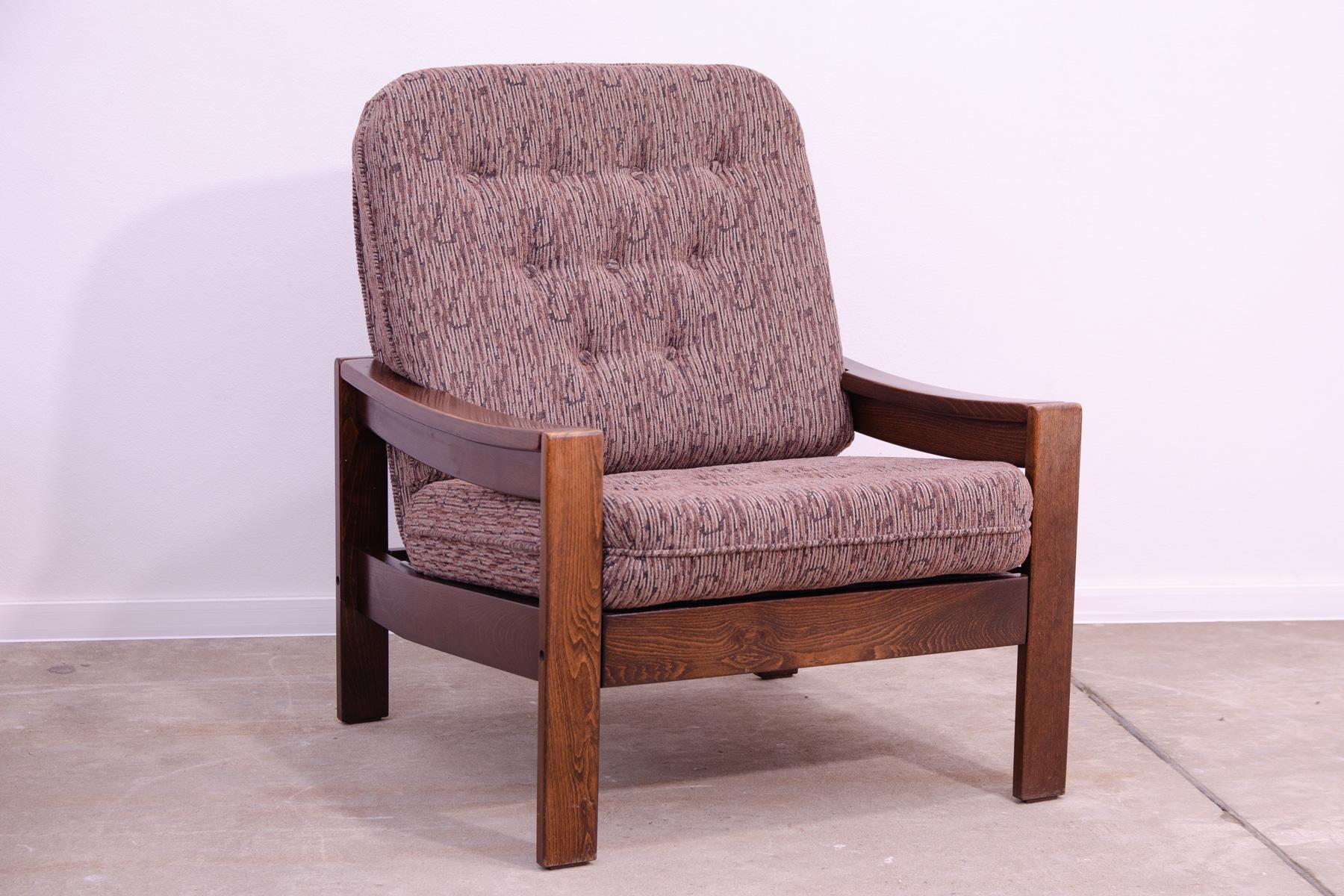 Eastern bloc Vintage armchairs, 1980´s, Czechoslovakia For Sale 1
