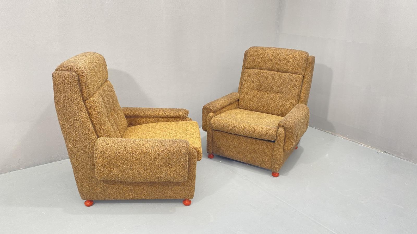 Poltrone vintage del blocco orientale, 1980, Cecoslovacchia in vendita 3