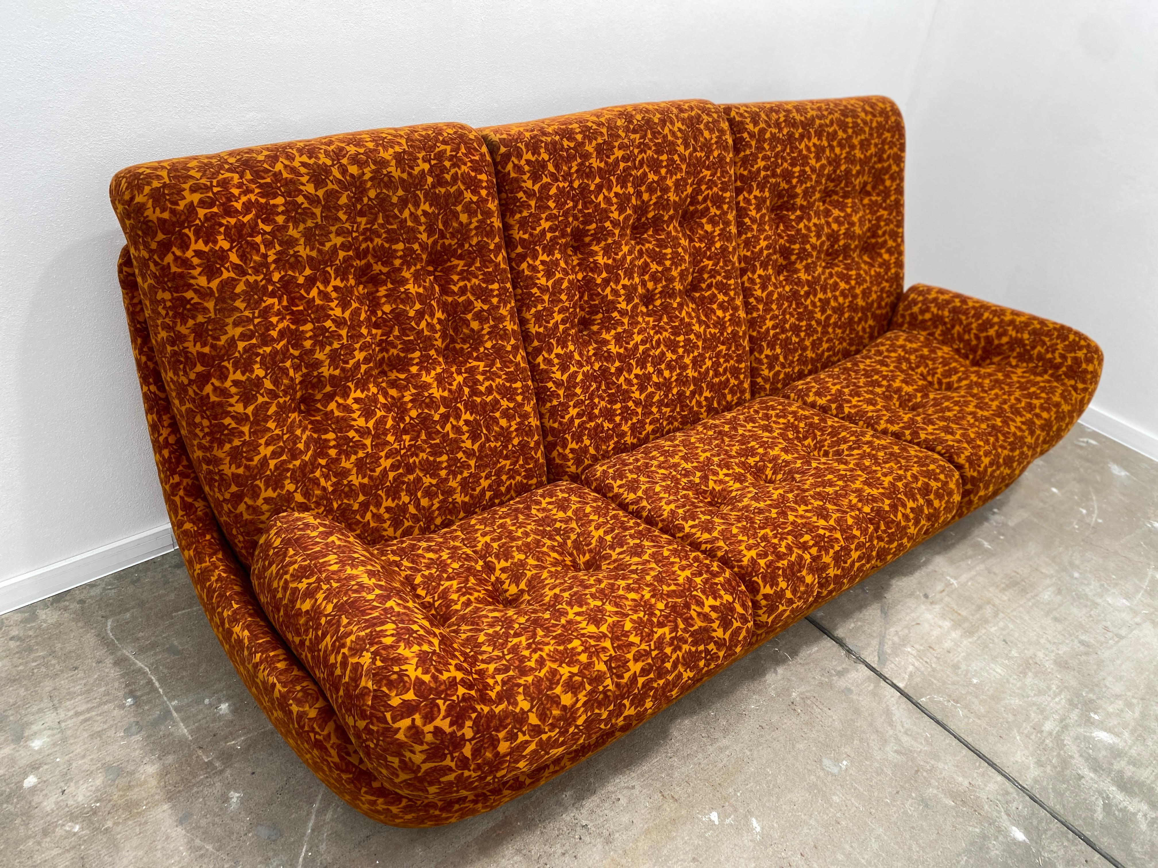 Eastern Bloc Vintage Living Room Set by Jitona, Czechoslovakia, 1970s For Sale at 1stDibs