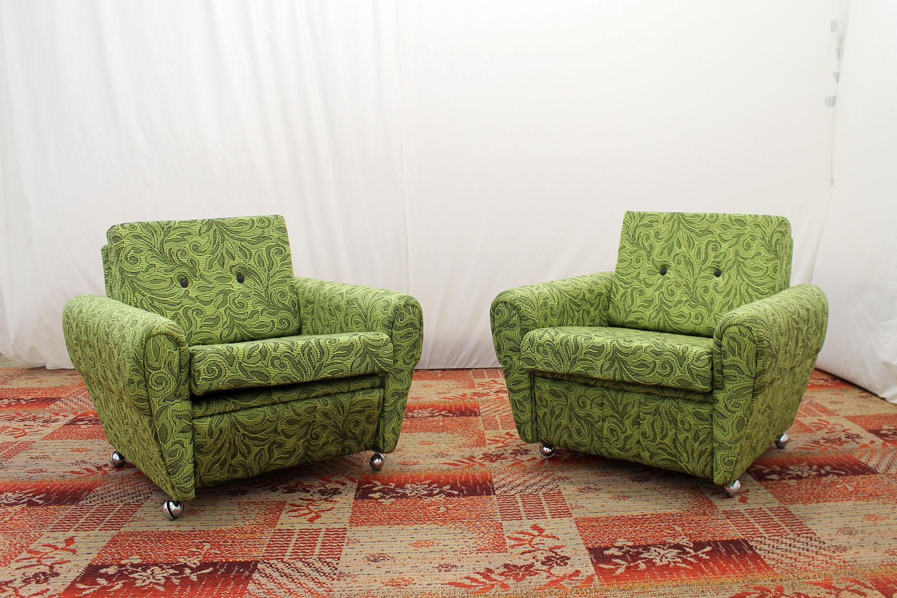 Eastern Bloc Vintage Living Room Set, Czechoslovakia, 1980s 1