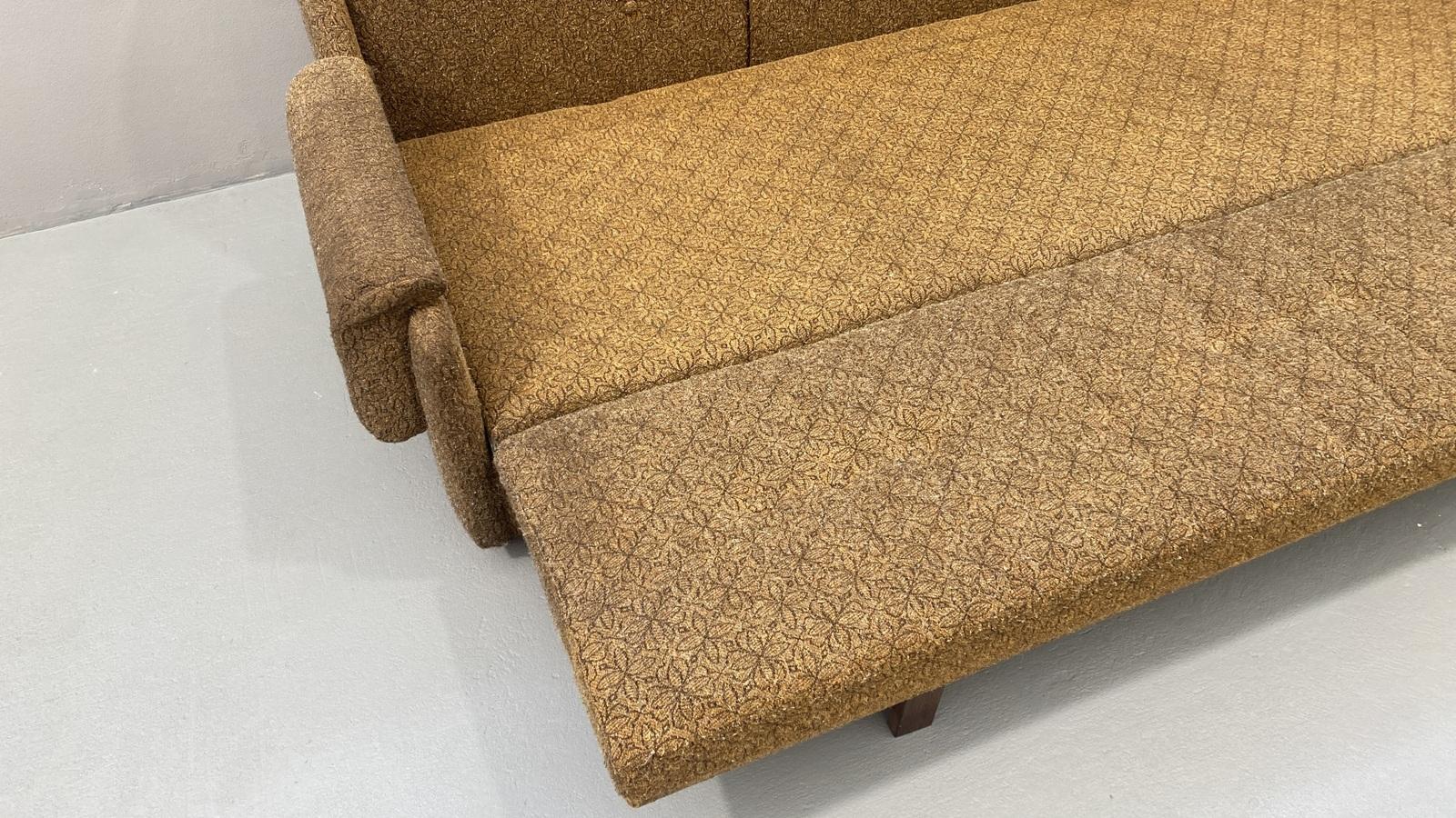 Eastern bloc Vintage sofa by Mier Topolčany, Czechoslovakia, 1970´s 11